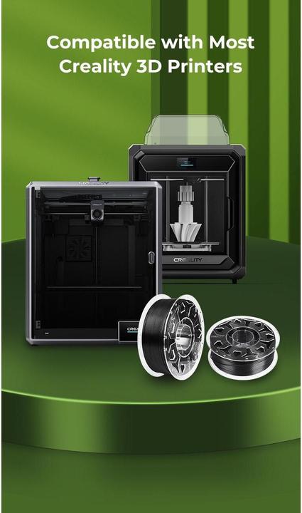 Image du produit Creality Filament (ASA, 1.75 mm, 1000 g, Noir)