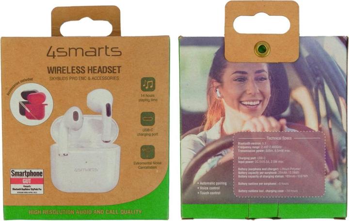 Actual product image 4smarts SkyBuds Pro (ANC, 5 h, Wireless)