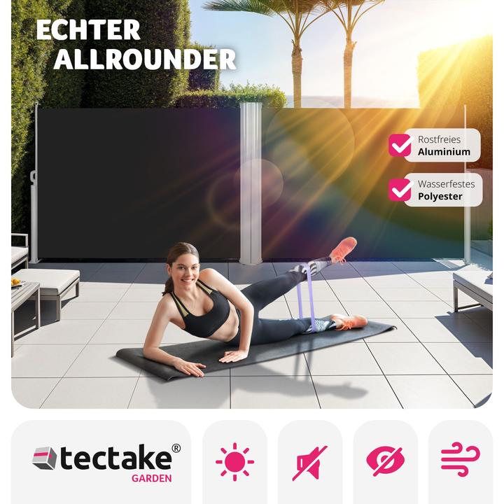 Immagine prodotto tectake Tenda laterale doppia (1 m)