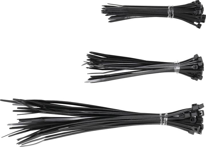 Image du produit BGS Assortiment de colliers de serrage (Serre-câbles en plastique, 200 mm, 75 pcs)