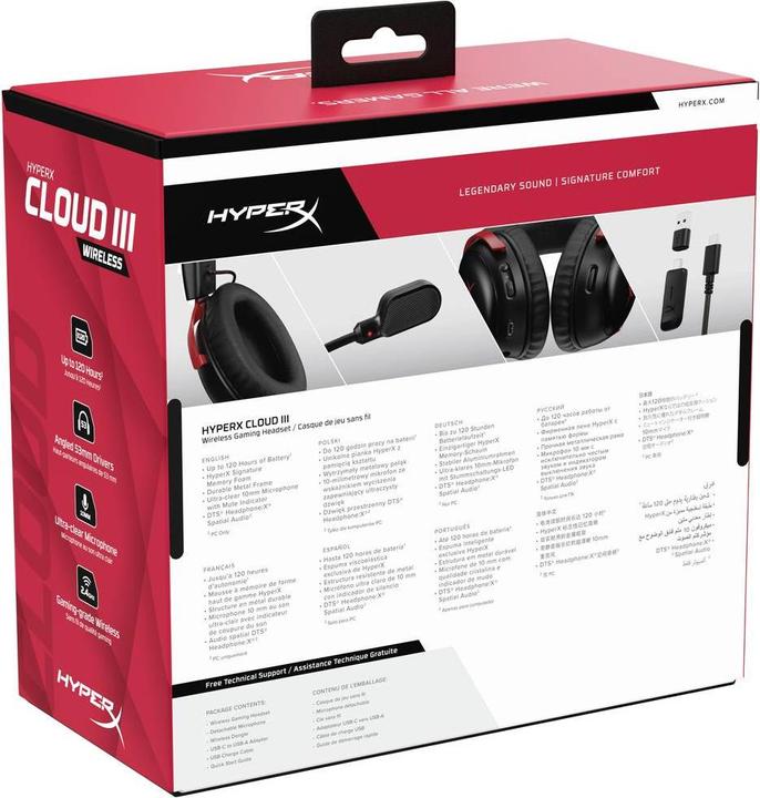 Productafbeelding HyperX Cloud III (Draadloze)