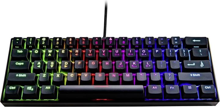Produktbild SureFire 60 % mechanische RGB-Gaming-Tastatur, US-Englisch (US, Kabelgebunden)