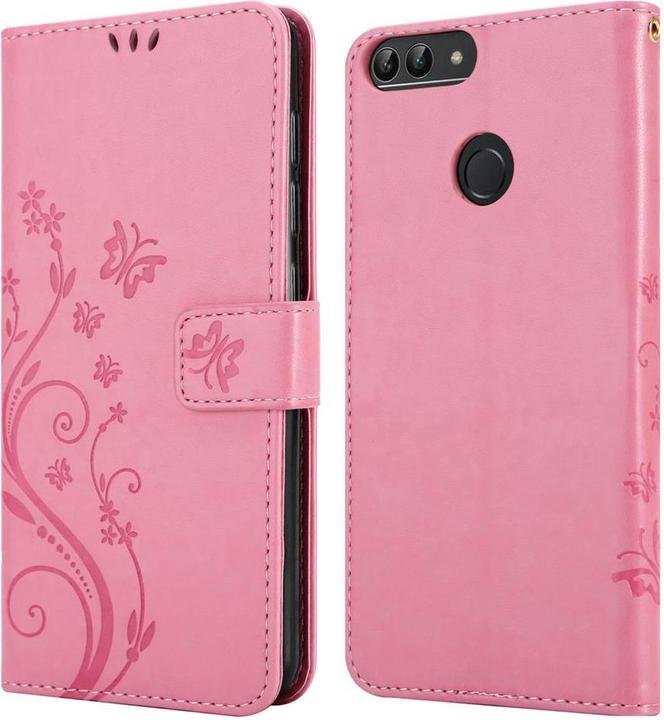 Immagine prodotto Cadorabo Copertina del libro di fiori (Huawei Enjoy 7S, Huawei P Smart (2018))