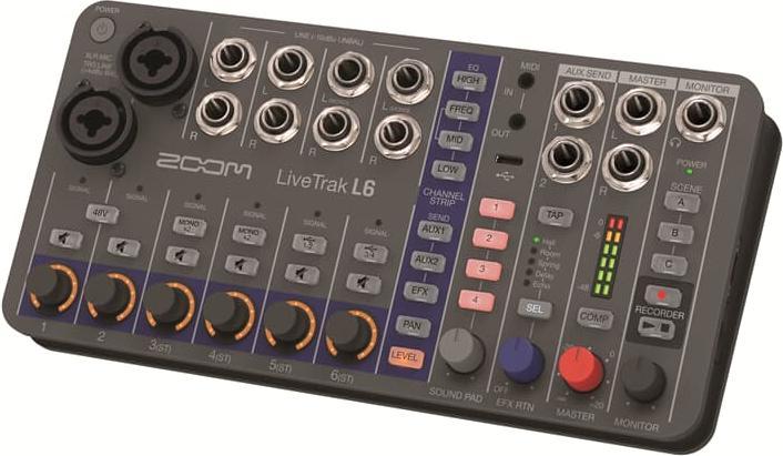 Immagine prodotto Zoom LiveTrak L-6 (Mixer da studio e live)