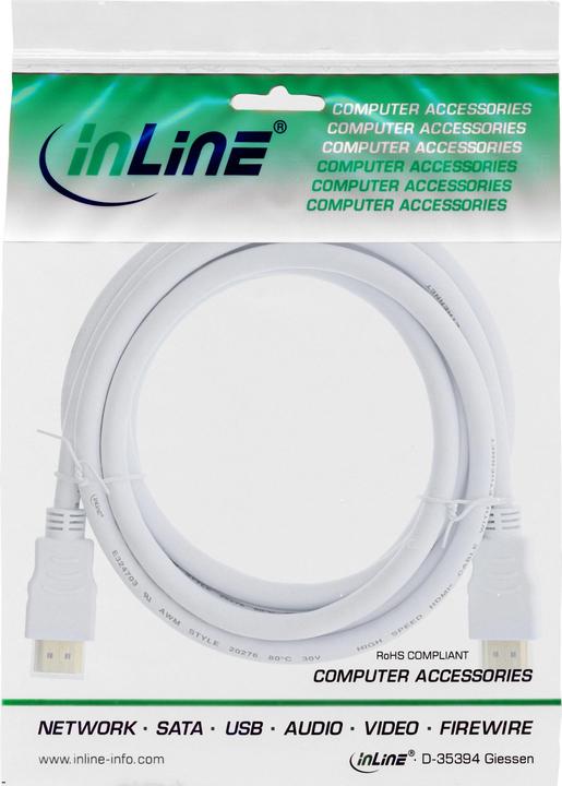 Image du produit InLine HDMI (Typ A) — HDMI (Typ A) (7.50 m, HDMI)
