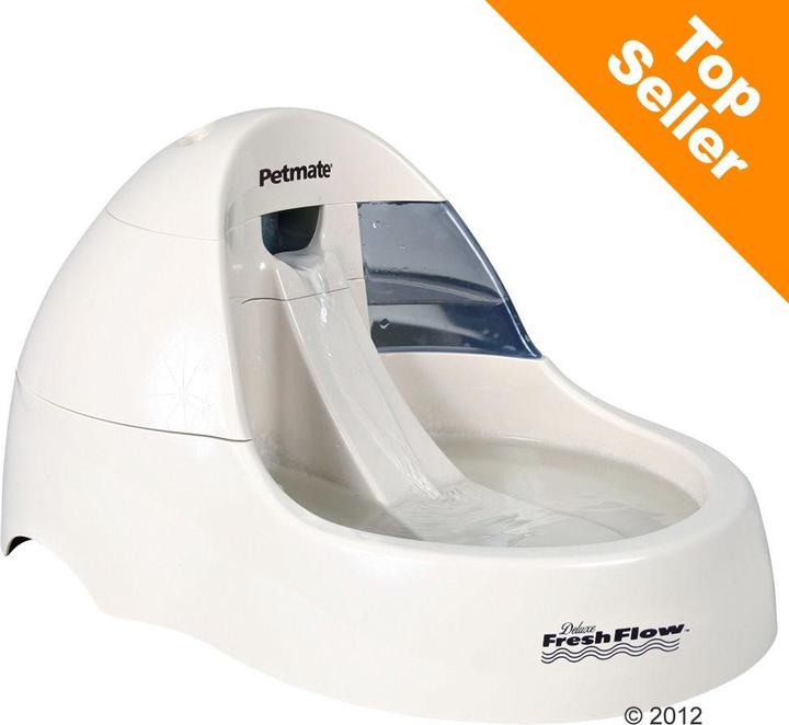 Produktbild PetMate Fresh Flow Deluxe Trinkbrunnen Liter Komplettset : Brunnen Ersatzfilter Ersatzpumpe (3 l)