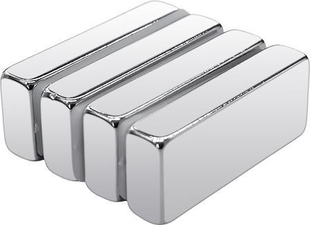 Image du produit Rs Pro Aimant néodyme, bloc, 10mm x 5mm, L. 25mm