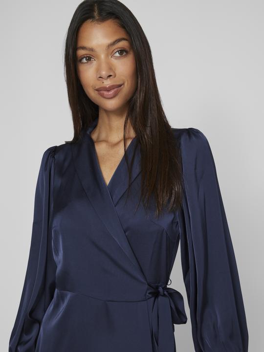 Actual product image Vila Long-sleeved midi wrap dress (38)