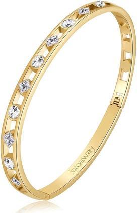 Brosway Beautiful gilded solid bracelet With You BWY22