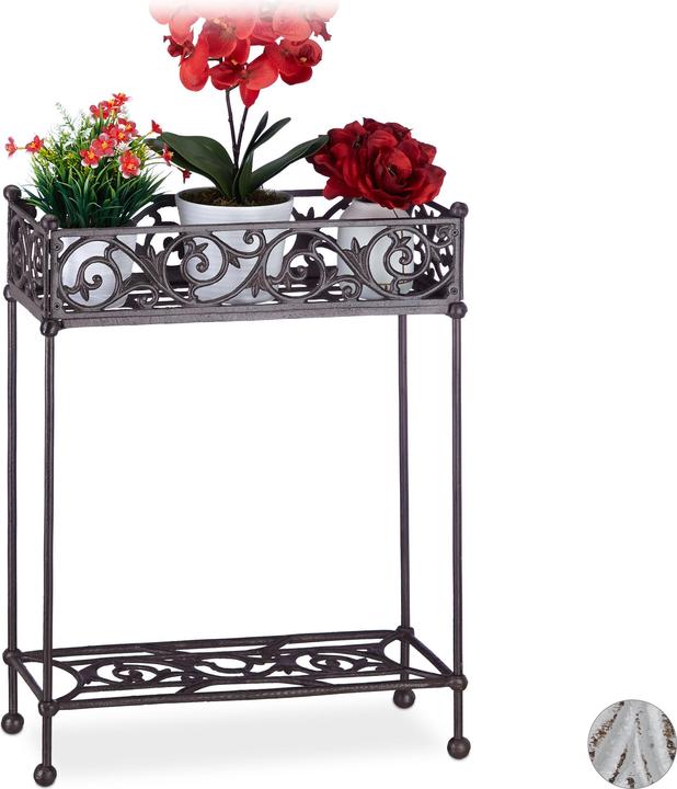 Immagine prodotto Relaxdays Fioriera, 2 Ripiani