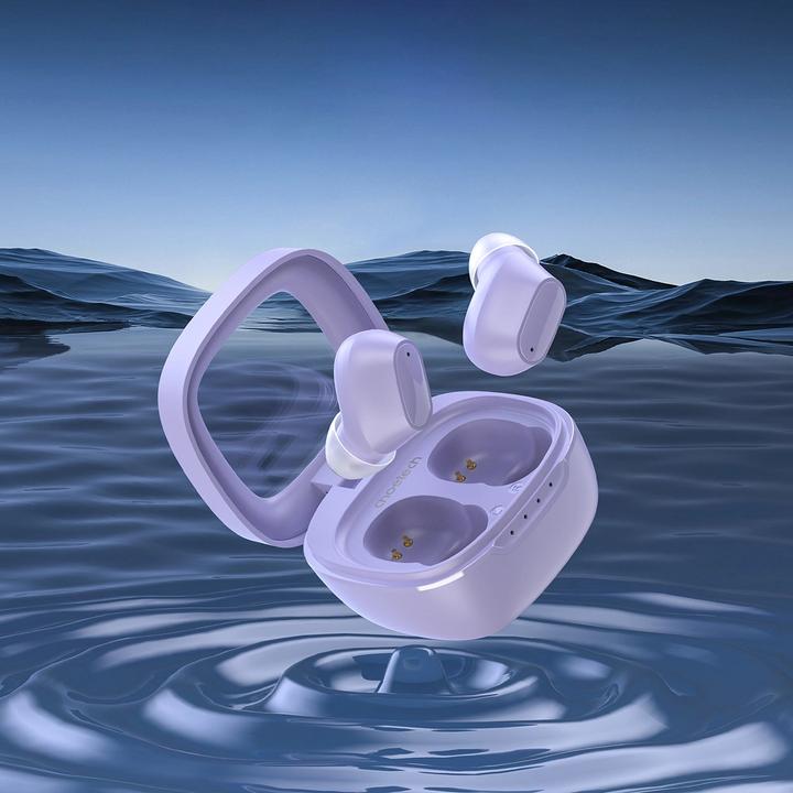 Immagine prodotto Choetech Cuffie MEMS wireless TWS Bluetooth 5.3 - viola (8 h, Senza fili)