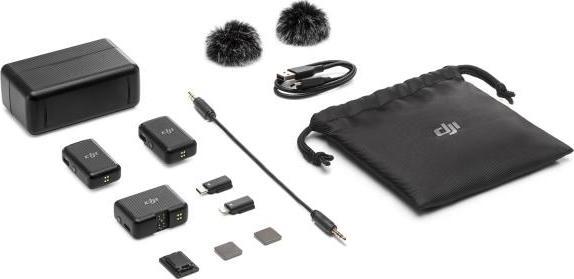 Actual product image DJI Mic Microphone 2-channel wireless system with earphones