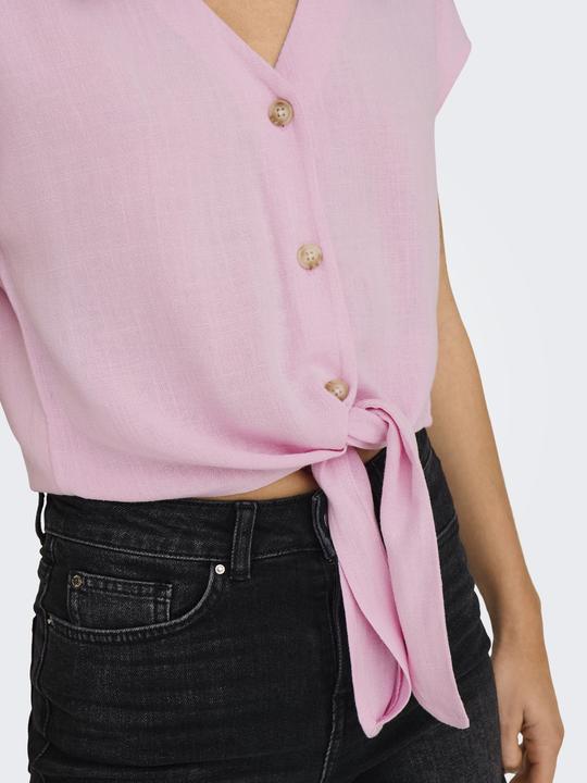Image du produit Only Onlsiesta Ss Knot Lin Bl Shirt Pnt Noos (S)