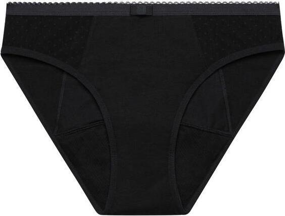 Produktbild DIM Slip Lace Stark schwarz mit Meshdetail (42, 43, 44)