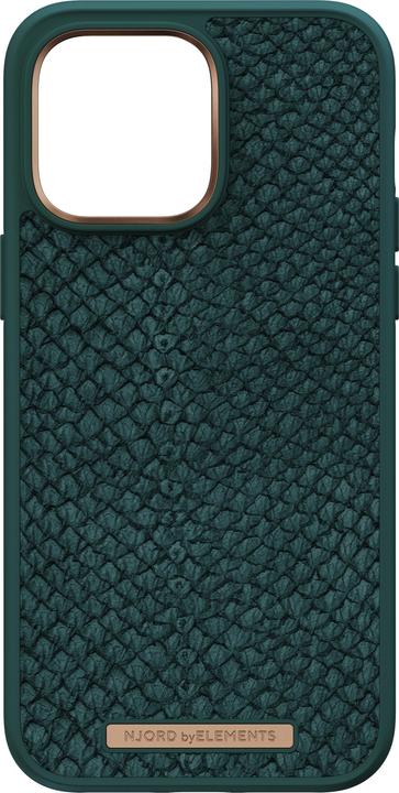 Immagine prodotto Njord Custodia rigida Salm.Leather Magsafe verde (Apple iPhone 14 Pro Max)