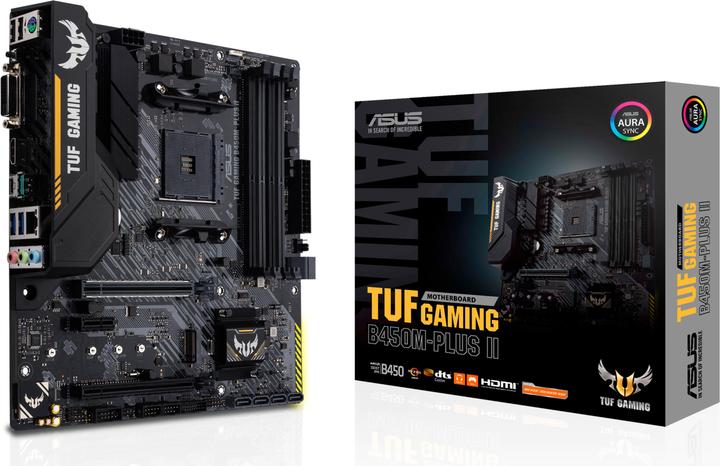 Image du produit ASUS TUF B450M-Plus II Gaming (AM4, AMD B450, mATX)