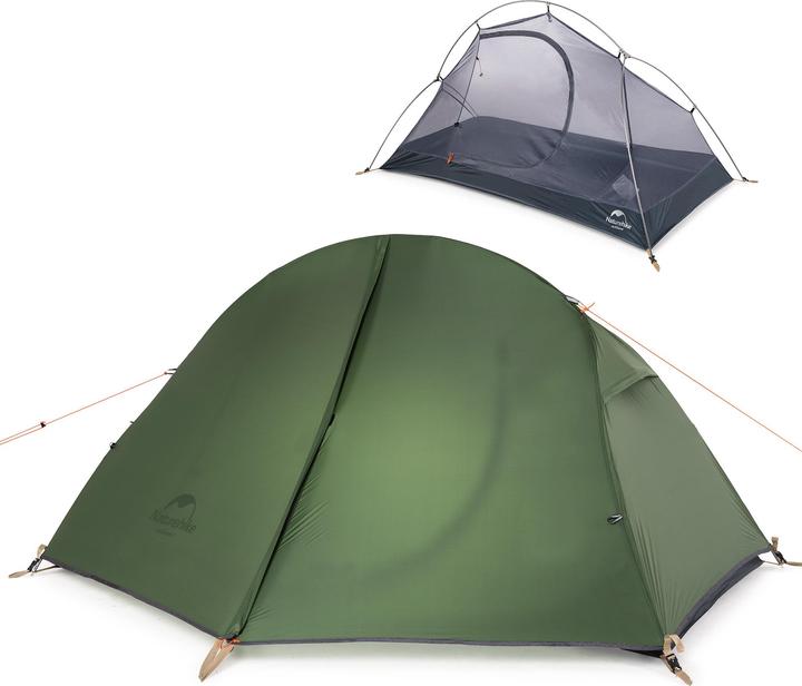 Image du produit Naturehike Cycling Ultralight 1PersonenZelt (Tente cycliste ultralégère pour 1 personne) (Tente igloo, 1.70 kg, 1 personne)