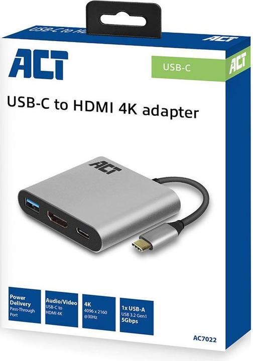 Produktbild Multiport-Adapter (USB, HDMI, 16 cm)