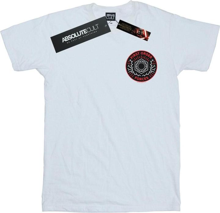 Actual product image Star Wars Mens The Rise Of Skywalker First Order Forces Breast Print T-Shirt (XXL)