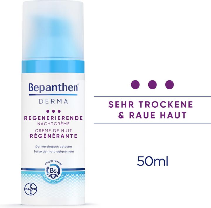 Produktbild Bepanthen Derma Regenerierende Nachtcrème (50 ml, Nachtcreme)