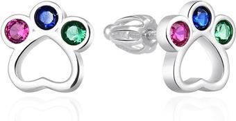 Produktbild Agato - Playful silver earrings Paws AGT-E018SC (Silber)