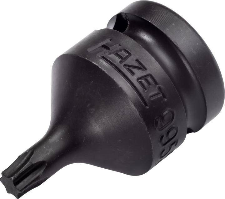 Immagine prodotto HAZET Inserto chiave a bussola per giraviti e avvitatori ad impulso ∙ TORX 995S-T30 ∙ Attacco quad…