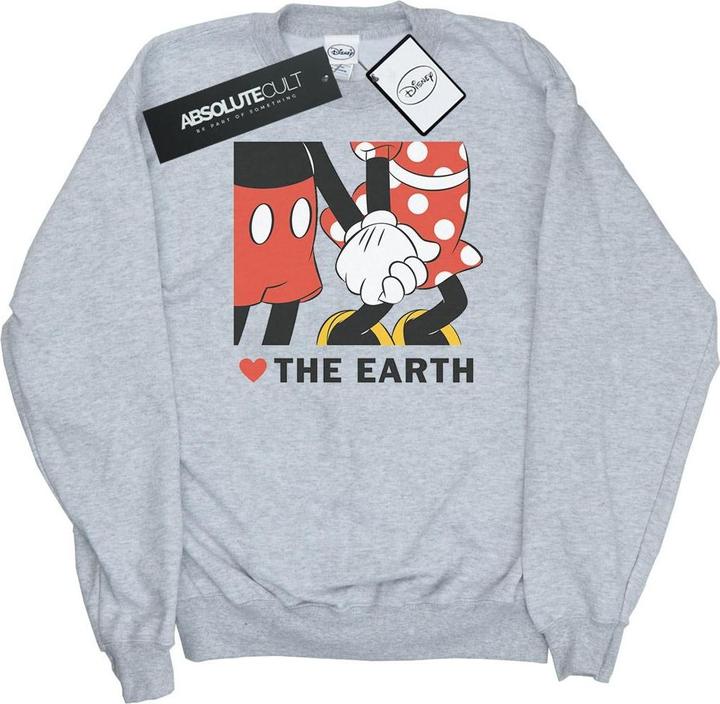 Immagine prodotto Disney Mickey Mouse Heart The Earth Felpa Ragazze (128)