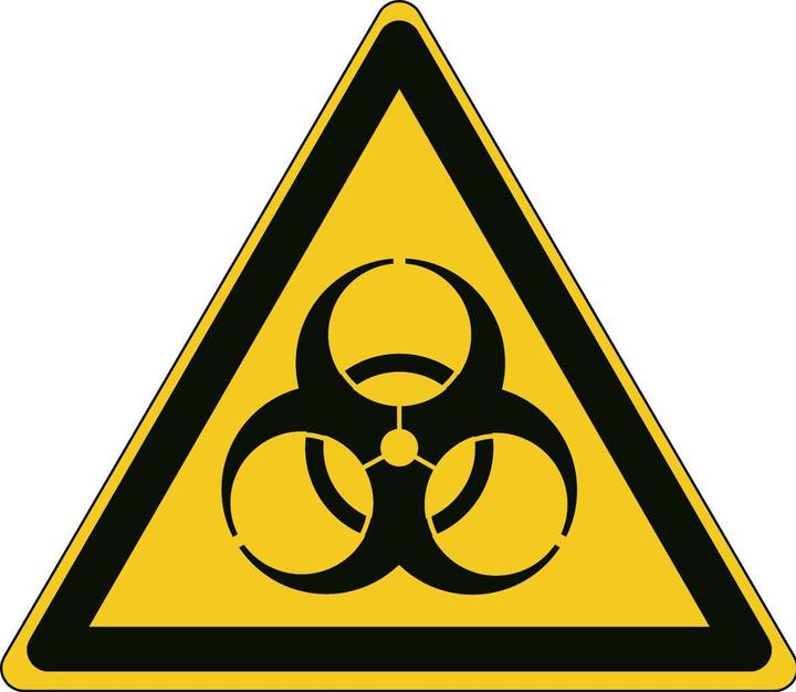Immagine prodotto Brady Cartello di sicurezza ISO - avviso di rischio biologico
