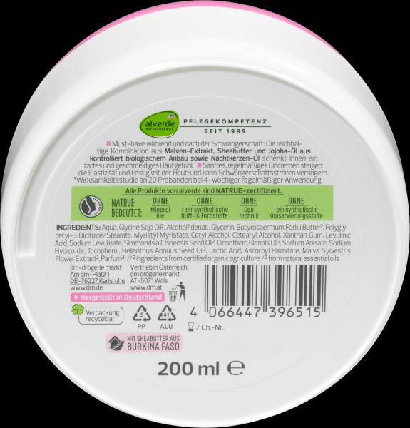 Produktbild dm alverde Mama Körperbutter Bio-Malve