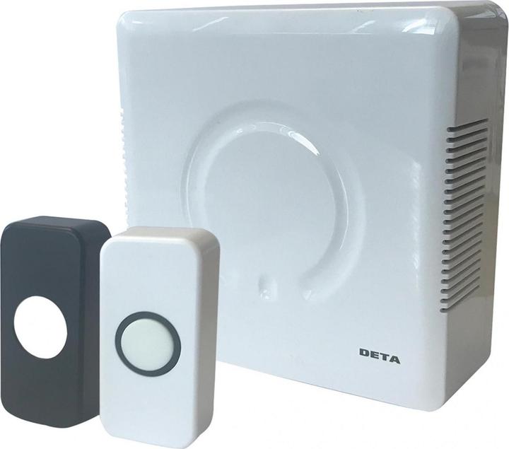 Image du produit Deta Vimark Kit carillon et poussoir pour sonnette de porte filaire (Câblé)
