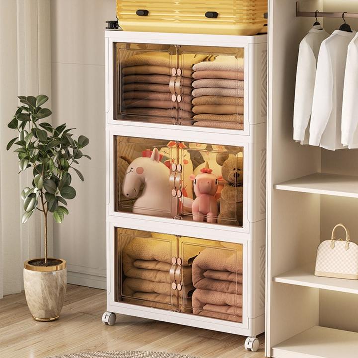 Produktbild Hermex Modul-Set 45 Faltbox Vorratsschrank 1 Basis 1 Erweiterung (45 x 30 x 55 cm)