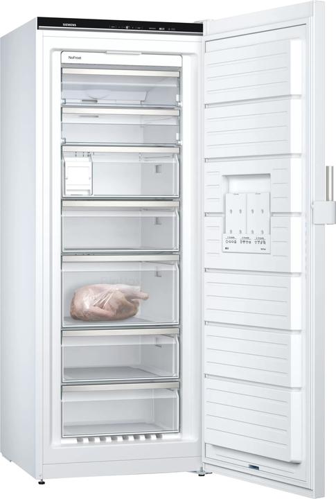 Actual product image Siemens iQ500, Free-standing freezer, 176 x 70 cm, White, GS54NEWCV (Stand-alone, 328 l)