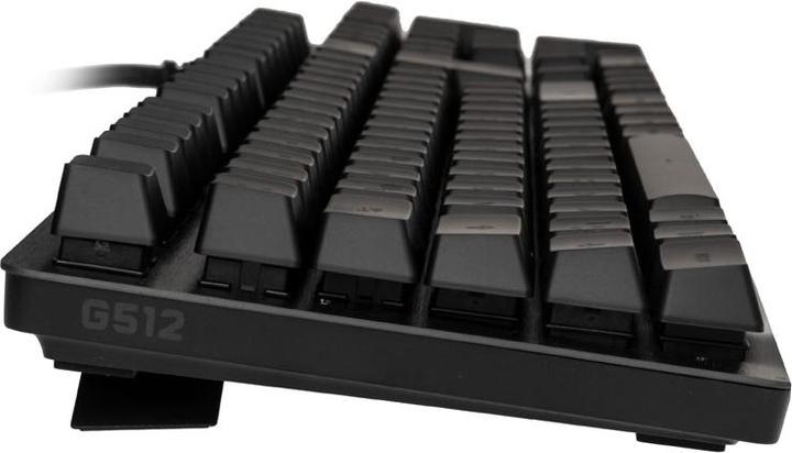 Produktbild Logitech G Mechanische Gaming-Tastatur G512 mit Kabel, USB 2.0, QWERTZ, Carbon, RGB (DE, Kabelgebunden)