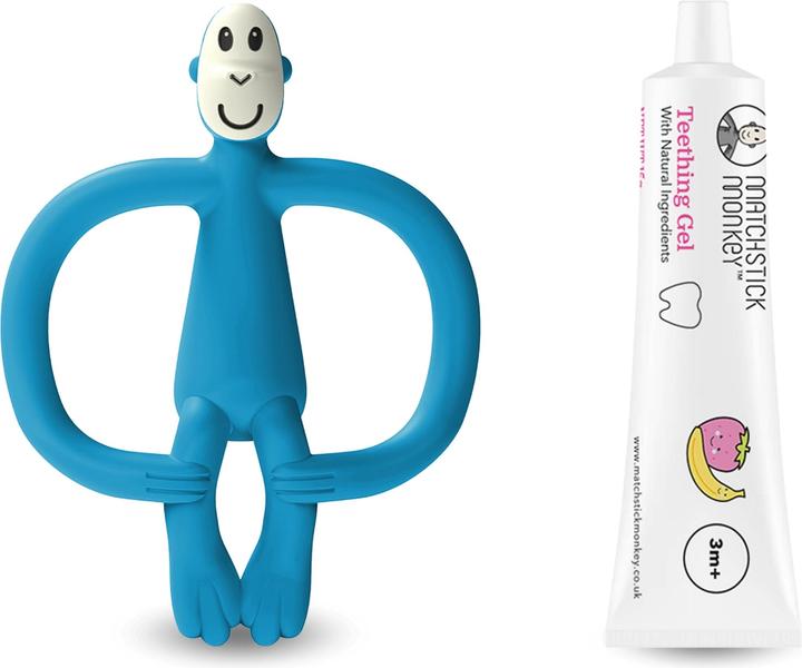 Monkey blue + teething gel