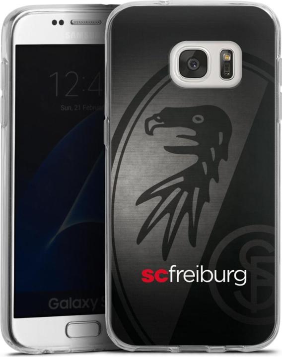 Produktbild DeinDesign Silikon Hülle für Samsung Galaxy S7 Handyhülle Case Smartphone Schutzhülle Metallic Look (Samsung Galaxy S7)