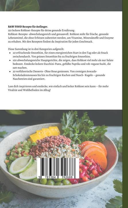 Produktbild Winning:Rohkost Rezeptbuch- 150 Rohkost (Heidi Winning, 2024)
