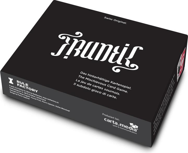 Actual product image Rulefactory Frantic (Swiss Original) (German, English, French)