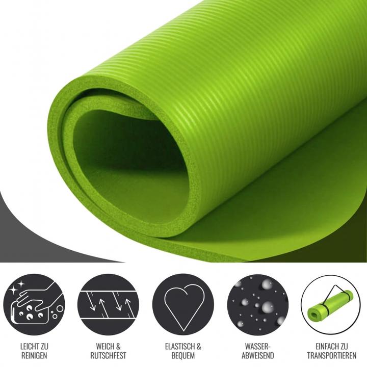 Actual product image Gorilla Sports yoga mat (15 mm)