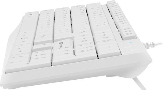 Image du produit Genesis Clavier NATEC Nautilus US slim blanc (ING. Int., Filaire)