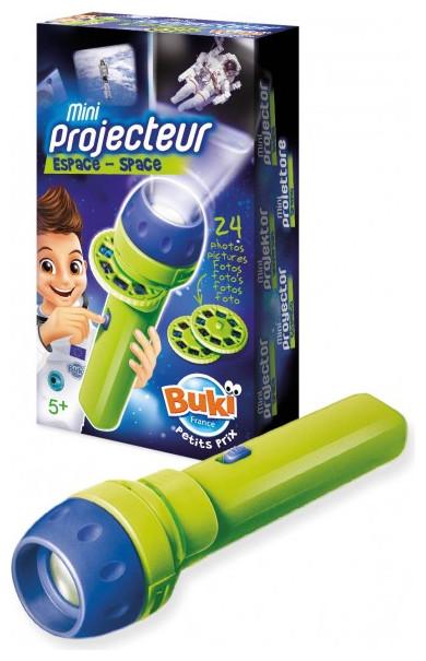 Actual product image Buki Mini projector, room