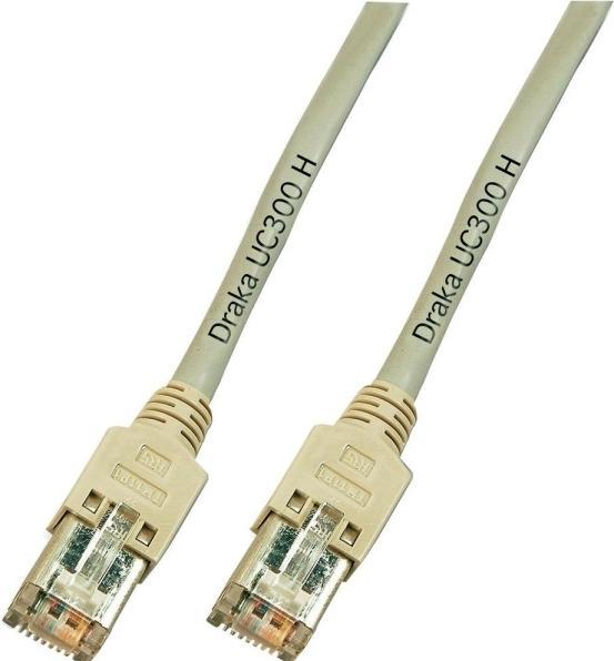 Actual product image Draka Manufacturer: EFB Elektronik RJ45 patch cable F/UTP, Cat.5e, TM11, UC300, 5m, grey The cable is (F/UTP, CAT5e, 5 m)