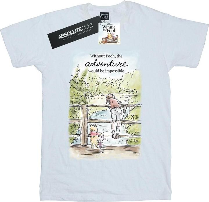 Actual product image Disney Womens/Ladies Winnie The Pooh Adventure Cotton Boyfriend T-Shirt (L)
