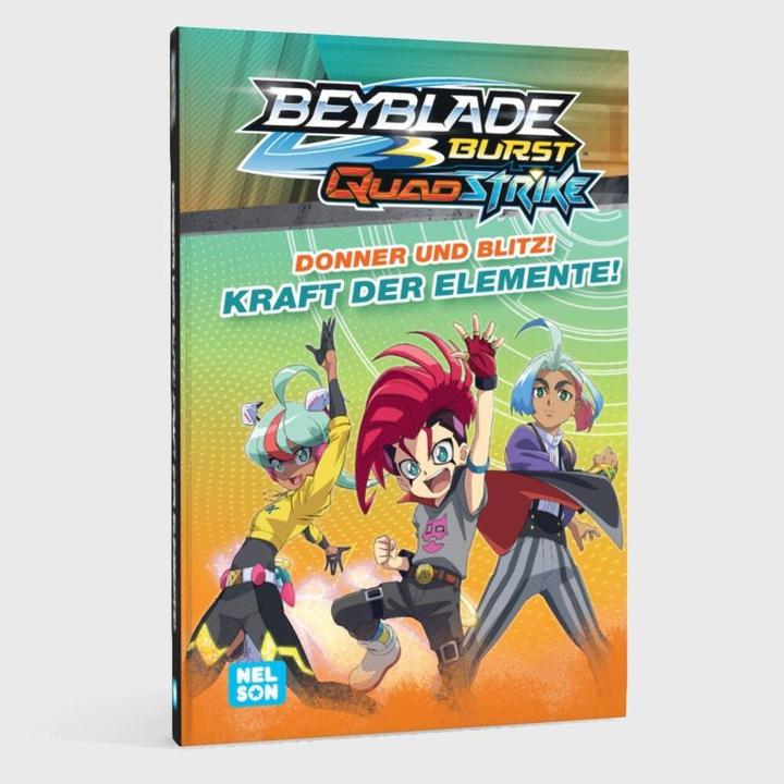 Produktbild BEYBLADE BURST QUADSTRIKE: Donner und Blitz! Kraft der Elemente! (Deutsch, Nelson, 2024)