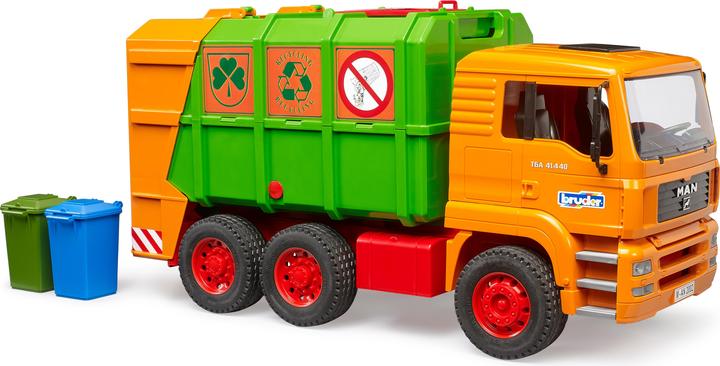 Produktbild Bruder MAN TGA Müll-LKW orange (Jubi)