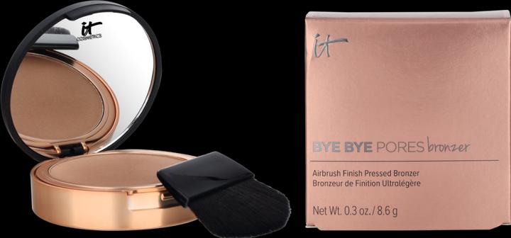 Actual product image It Cosmetics Bye Bye Pores Anti-Aging Bronzer with Hyaluronic Acid 0.3 oz (8.60 g)