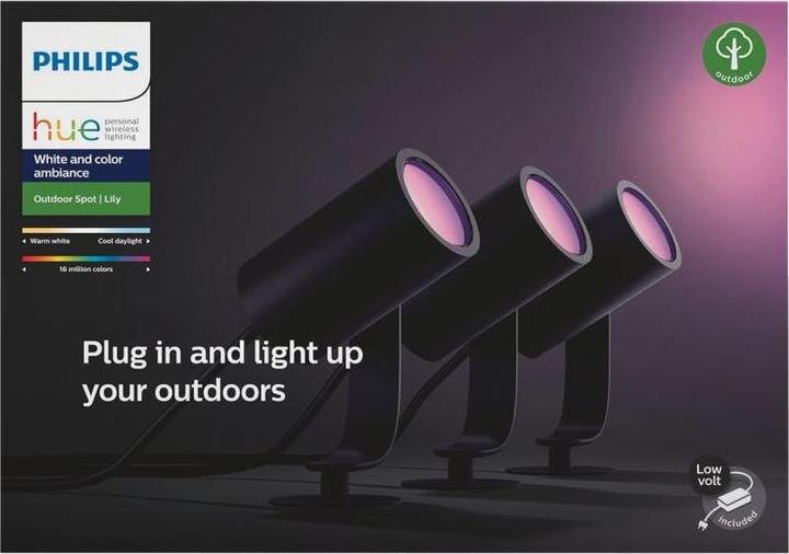 Produktbild Philips Hue Hue Lily Basic Set (DE Stecker) (640 lm, IP65)