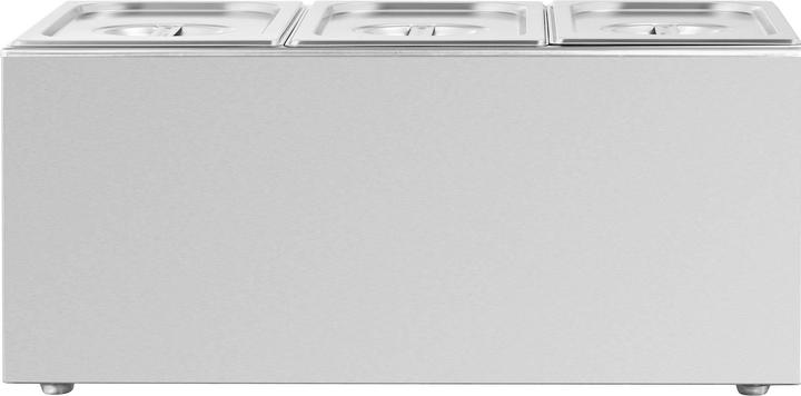 Produktbild Royal Catering Bain Marie Speisenwärmer 640 W 3 x GN 1/3 Behälter mit Deckel 30 - 80 °C 16,5 L