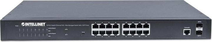Image du produit Intellinet IC Intracom INT Switch 16Port Gigabit Ethernet PoE WebManaged (16 Ports)