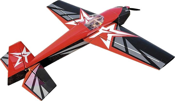 Image du produit AJ Aircraft Slick 540 51" ARF Rot/Schwarz Kunstflugmodell (Voltige)