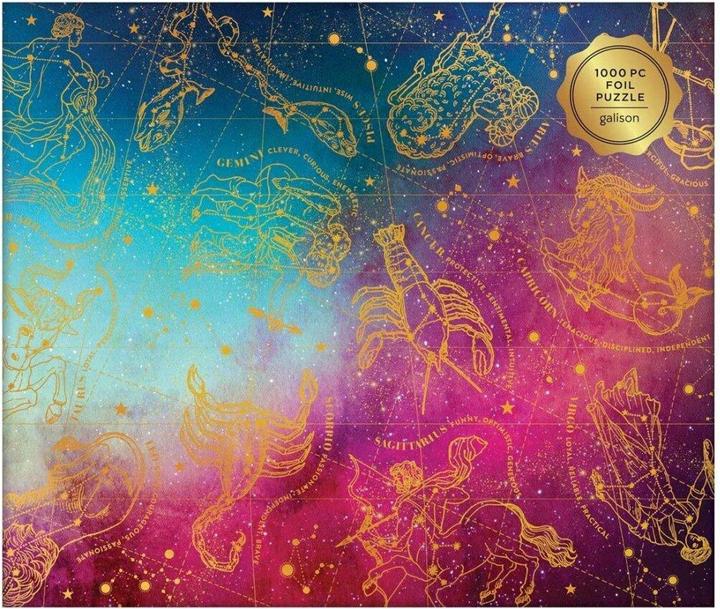 Actual product image Abrams & Chronicle Astrology 1000 Piece Foil Puzzle (1000 pieces)